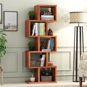 Furniture Cafe Wooden Intersecting Wall Shelf Home Decor