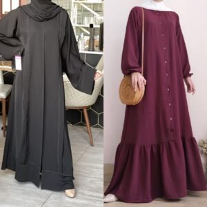 Stunning colour combo abaya Arab Fashion, Islamic Fashion, Muslim Fashion,